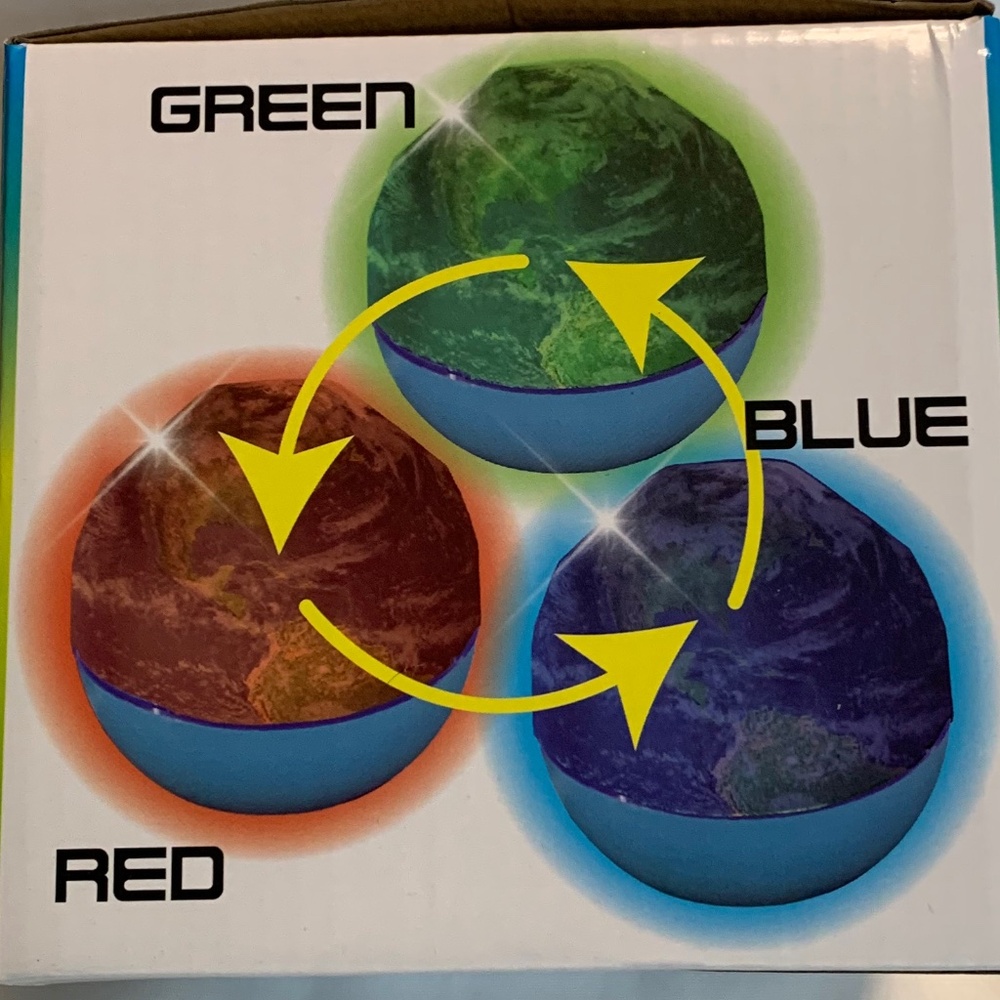 NIB! Earth Lamp Projector LED Color Changing Light! - Picture 5 of 7